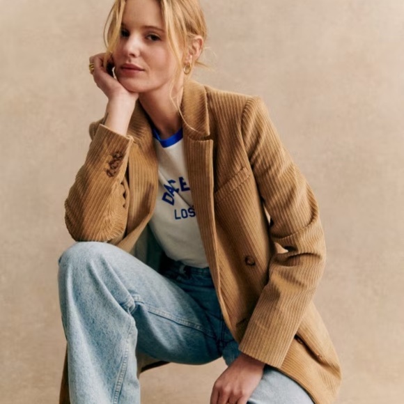 Sezane Jackets & Blazers - Sezane Michele Jacket Corduroy Blazer